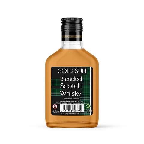 Scotch whisky gold sun an